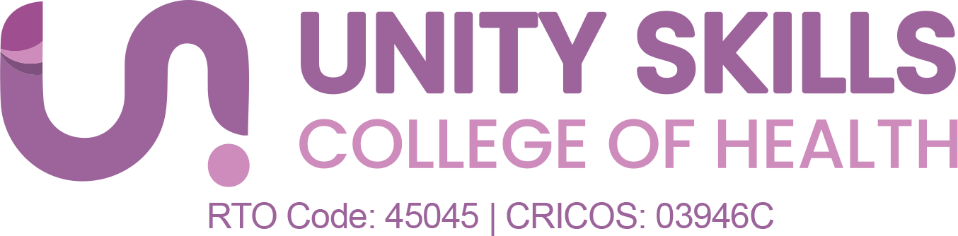 Unity Skills College of Health Logo